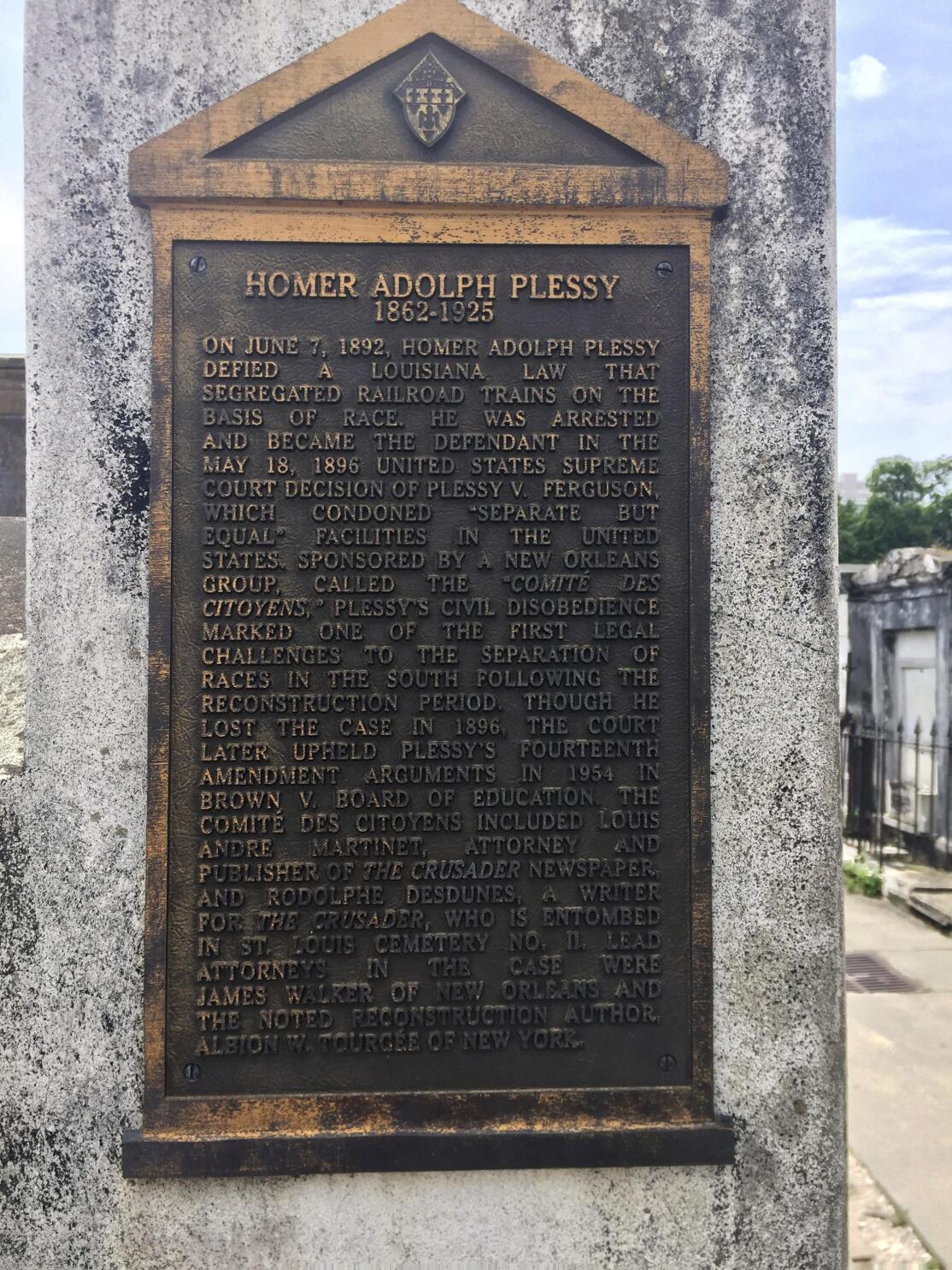 The plessy decision meant that segregation was clearance